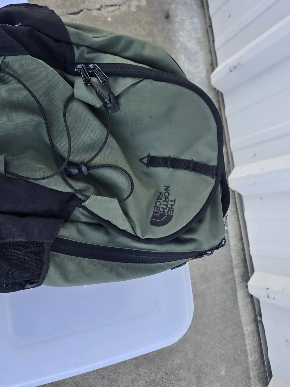 The North Face Men's Green and Black Daypack Backpack